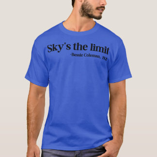 Camiseta Skys el límite Bessie Coleman