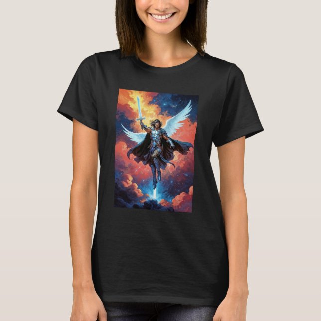 Camiseta Skywarden Warrior Archangel Michael (Anverso)