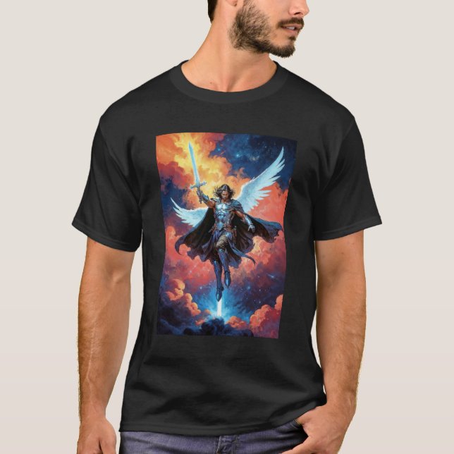 Camiseta Skywarden Warrior Archangel Michael (Anverso)