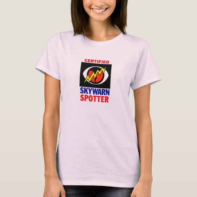 Camiseta Skywarn T'shirt de las mujeres (Anverso)