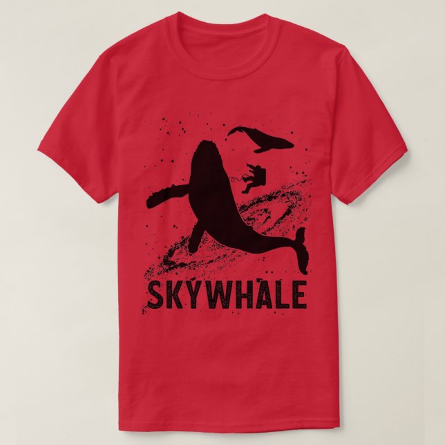 Camiseta Skywhale Funny Ocean Parody (Diseño del anverso)