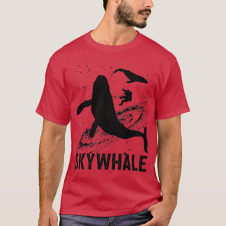 Camiseta Skywhale Funny Ocean Parody