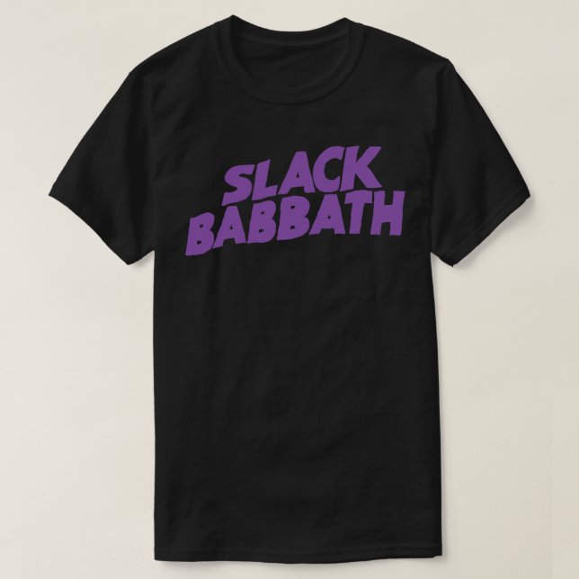 Camiseta SLACK BABBOBOTH Gran parodia Metalizado de la marc (Diseño del anverso)