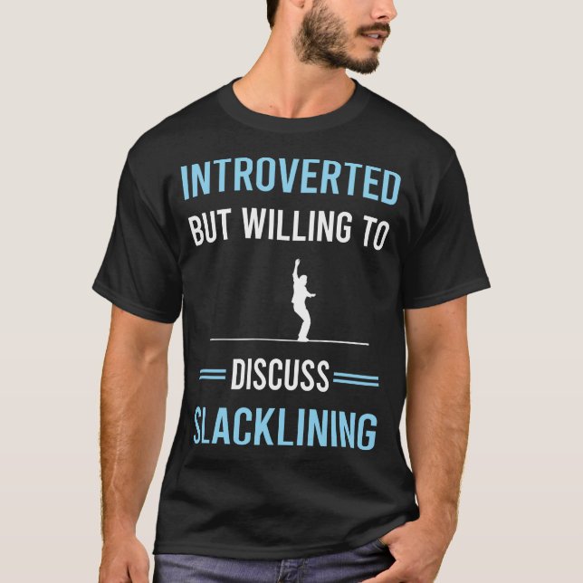 Camiseta Slackline Slackliner introducido (Anverso)