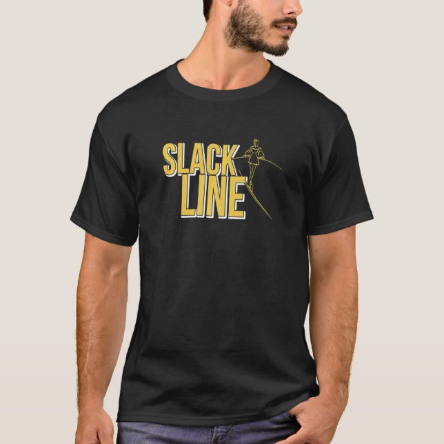 Camiseta Slackline Slackling Slacking Y Slackout (Anverso)