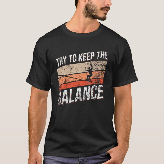 Camiseta Slackline Slacklining (Anverso)