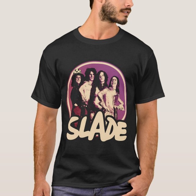 Camiseta Slade Banda Glam Rock (Anverso)
