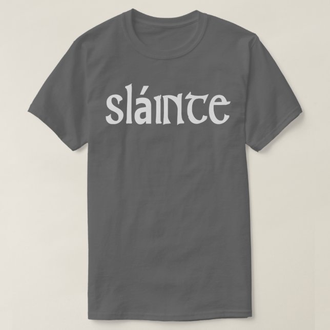 Camiseta Slainte alienta la buena salud de los hombres irla (Diseño del anverso)