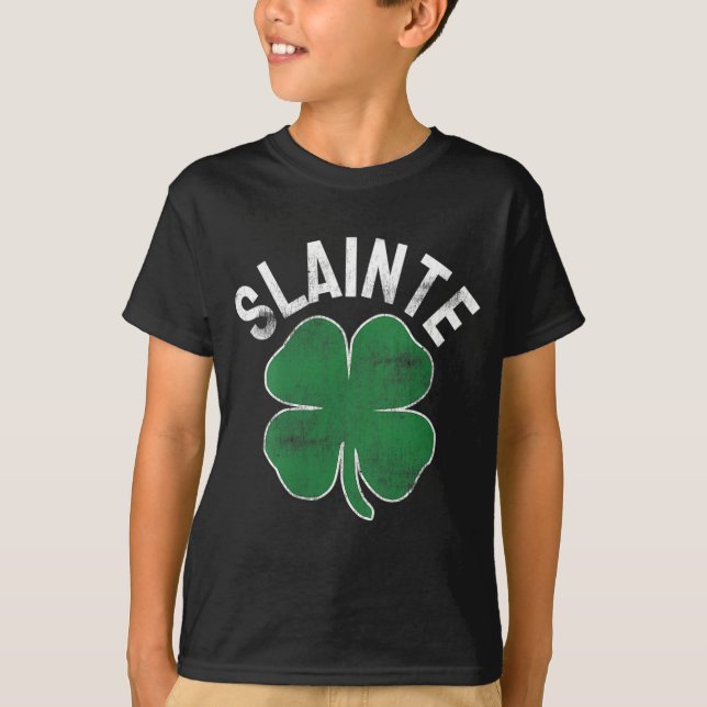 Camiseta Slainte Beer Beer Irish ST PATRICKS DAY Shamro (Anverso)