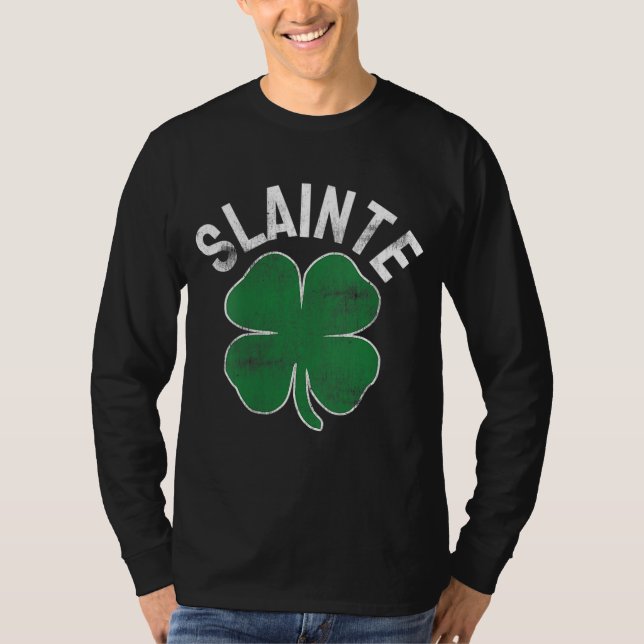 Camiseta Slainte Beer Beer Irish ST PATRICKS DAY Shamro (Anverso)