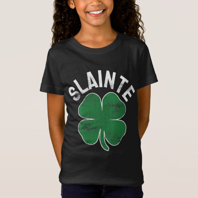 Camiseta Slainte Beer Beer Irish ST PATRICKS DAY Shamro (Anverso)