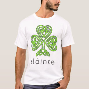 Camiseta Slainte Celtic Shamrock Green St.