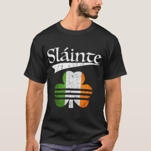 Camiseta Slainte Irish T Shirt St Patricks Day Irlanda Sayi