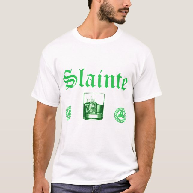 Camiseta Slainte para el Día de San Patricio (Anverso)