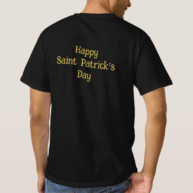 Camiseta ¡Slàinte! Pinta de cerveza del Día de San Patricio (Reverso)