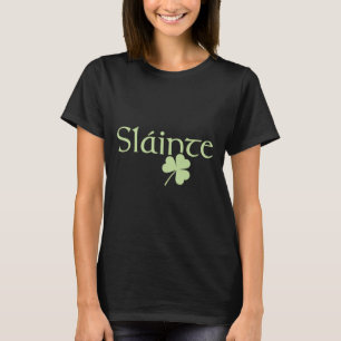Camiseta Slainte Shamrock Irish Lucky Green Ireland St Patr