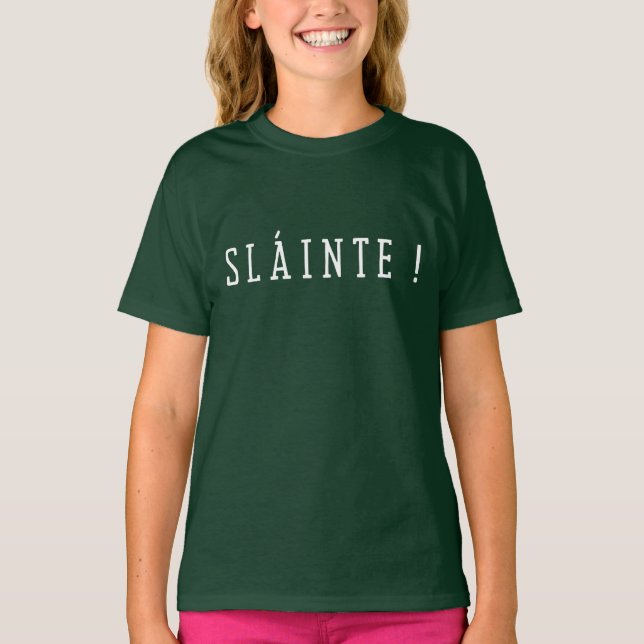 Camiseta Slainte - St. Patrick Day T-Shirt (Anverso)