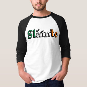 Camiseta Slainte tostada irlandesa del ~ a la salud