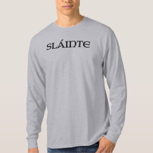 Camiseta Slainte y poema