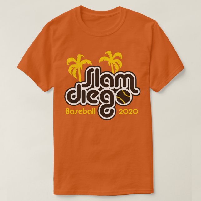 Camiseta Slam Diego Retro Brown (Diseño del anverso)