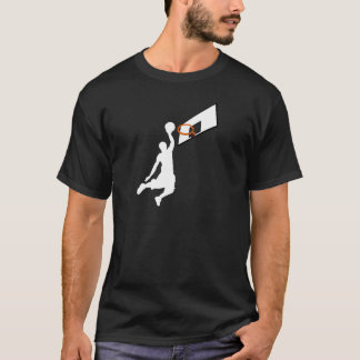 Camiseta Slam Dunk Basketball Player - Silhouette blanca
