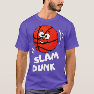 Camiseta Slam Dunk Funny Deporte Niños de Baloncesto