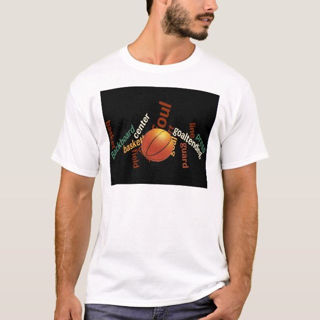 Camiseta Slam Dunk of Vocabulary: Juego de Baloncesto de Ca (Anverso)