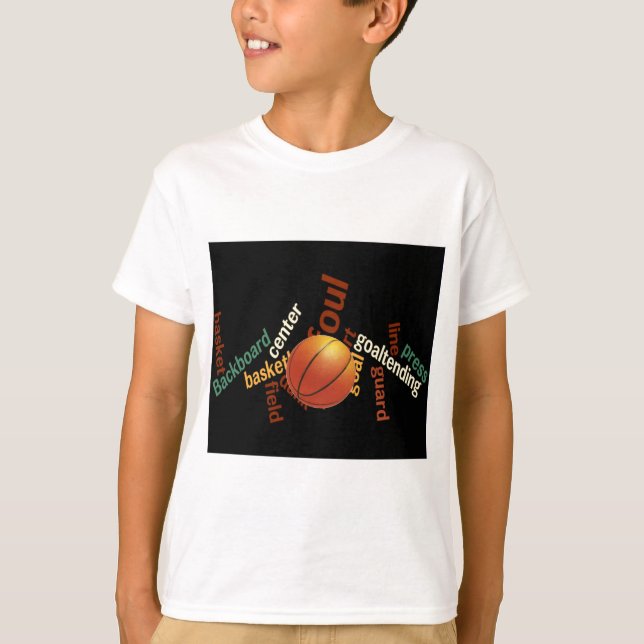Camiseta Slam Dunk of Vocabulary: Juego de Baloncesto de Ca (Anverso)