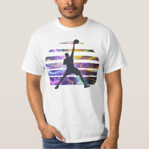 Camiseta Slam Dunk Silhouette   Sunset Glitch Ar