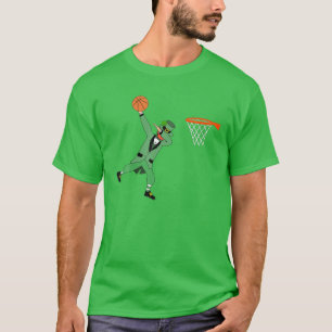 Camiseta Slam Dunk St Patricks Day Baloncesto Dunking Lepre