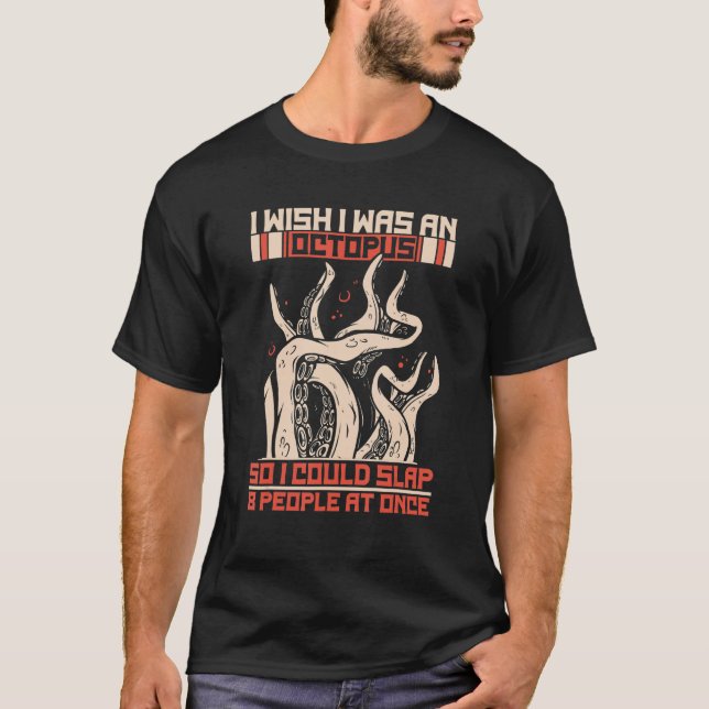 Camiseta Slap De Octoken Kraken Cuttlefish (Anverso)