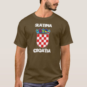 Camiseta Slatina, Croacia con escudo de armas