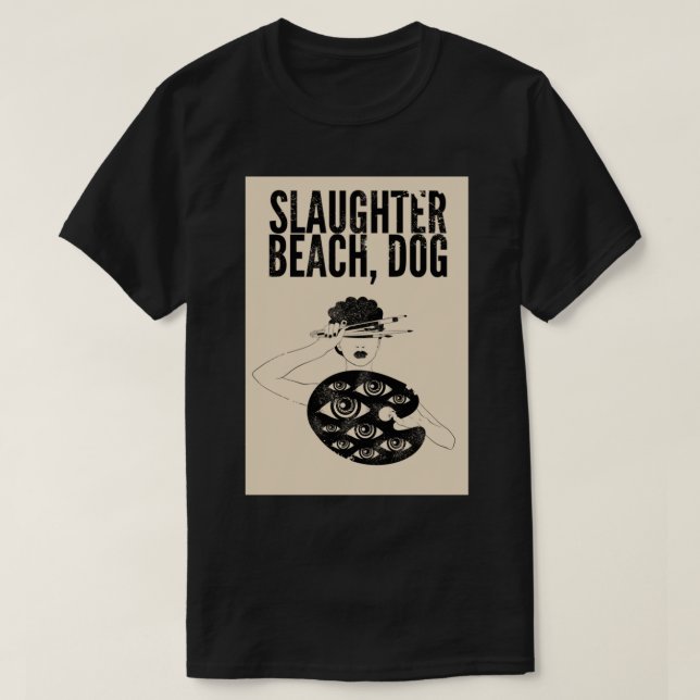 Camiseta Slaughter Beach, Perro - Logotipo de cosecha (Diseño del anverso)