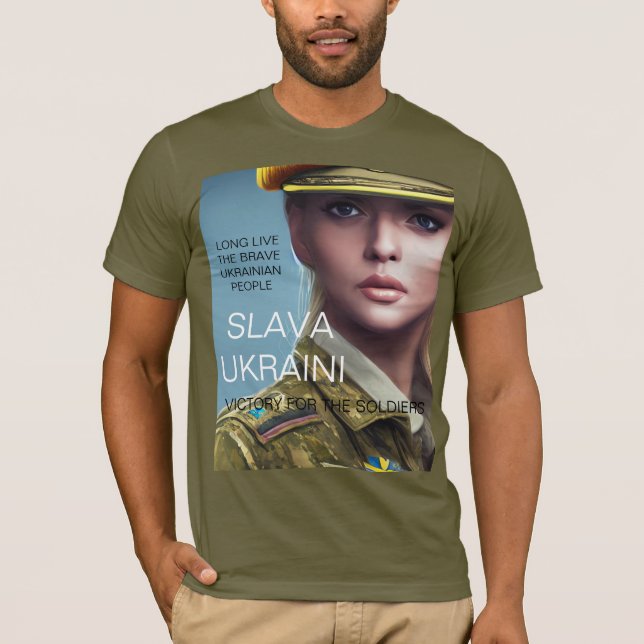 CAMISETA SLAVA UKRAINI (Anverso)