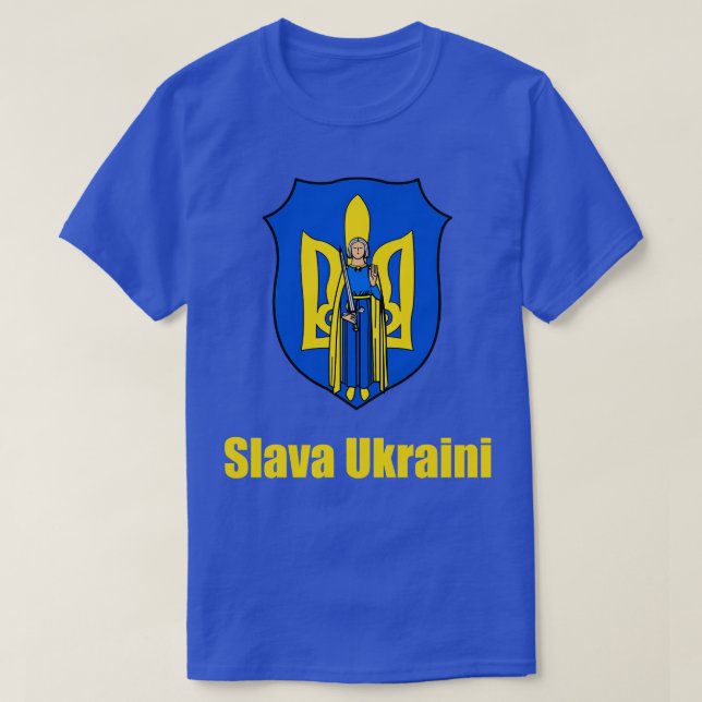 Camiseta Slava Ukraini (Diseño del anverso)