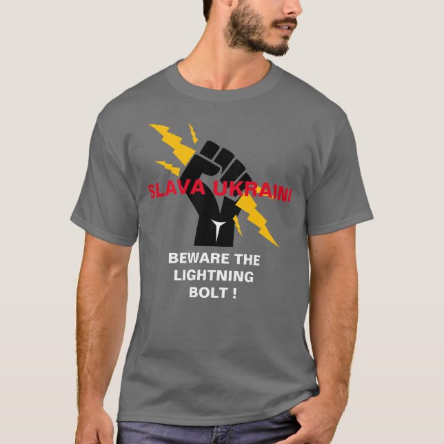 Camiseta SLAVA UKRAINI (Anverso)