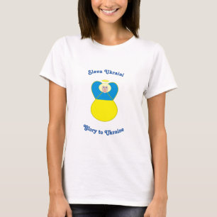 Camiseta Slava Ukraini Gloria a Ucrania Ángel