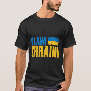 Camiseta Slava Ukraini Gloria a Ucrania Bandera Mujeres Ucr