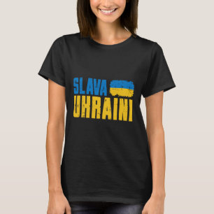 Camiseta Slava Ukraini Gloria a Ucrania Bandera Mujeres Ucr