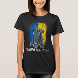 Camiseta Slava Ukraini Gloria a Ucrania Tridente Pro Ucrani