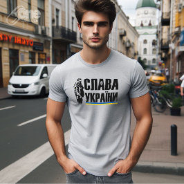 Camiseta Slava Ukraini Tryzub GLORIA Ucraniana DE UCRANIA