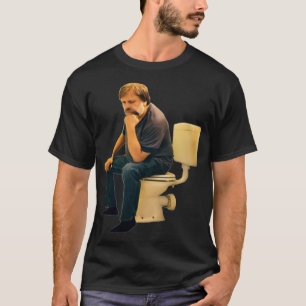 Camiseta Slavoj Zizek en el baño