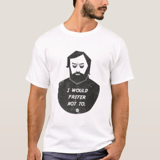 Camiseta Slavoj Zizek - I would prefer not to