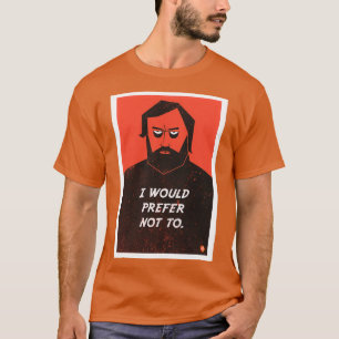 Camiseta Slavoj Zizek Preferiría no clásica TShirt