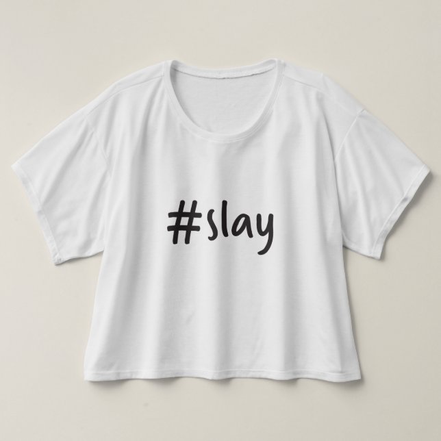 camiseta #slay (Diseño del anverso)