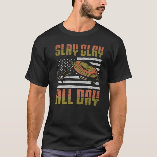 Camiseta Slay Clay All Day - Disparadores deportivos y pich (Anverso)