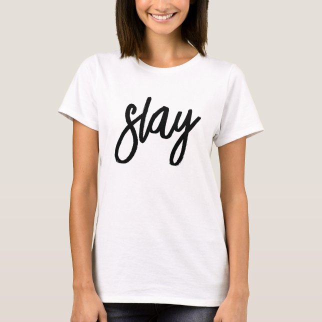 Camiseta Slay: Moderno, Minimalista y elegante (Anverso)