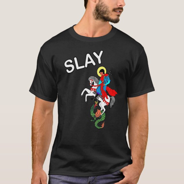 Camiseta Slay Saint George Slay Dragon (Anverso)