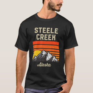 Camiseta Sle Creek Alaska Retro City State USA Souvenir