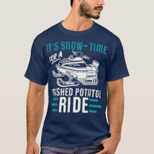 Camiseta Sled Motor Winter Sports Snowmobile Riding